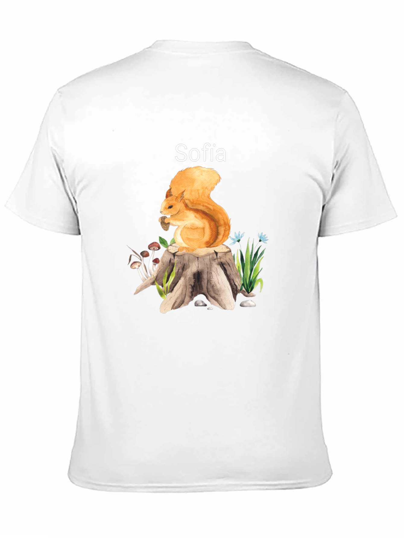 Squirrel & Sofia Black T-Shirt