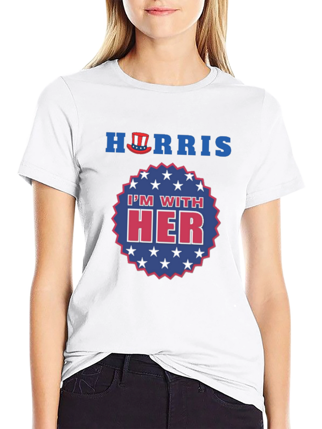 Harris Im With Her Patriotic Graphic T-Shirt