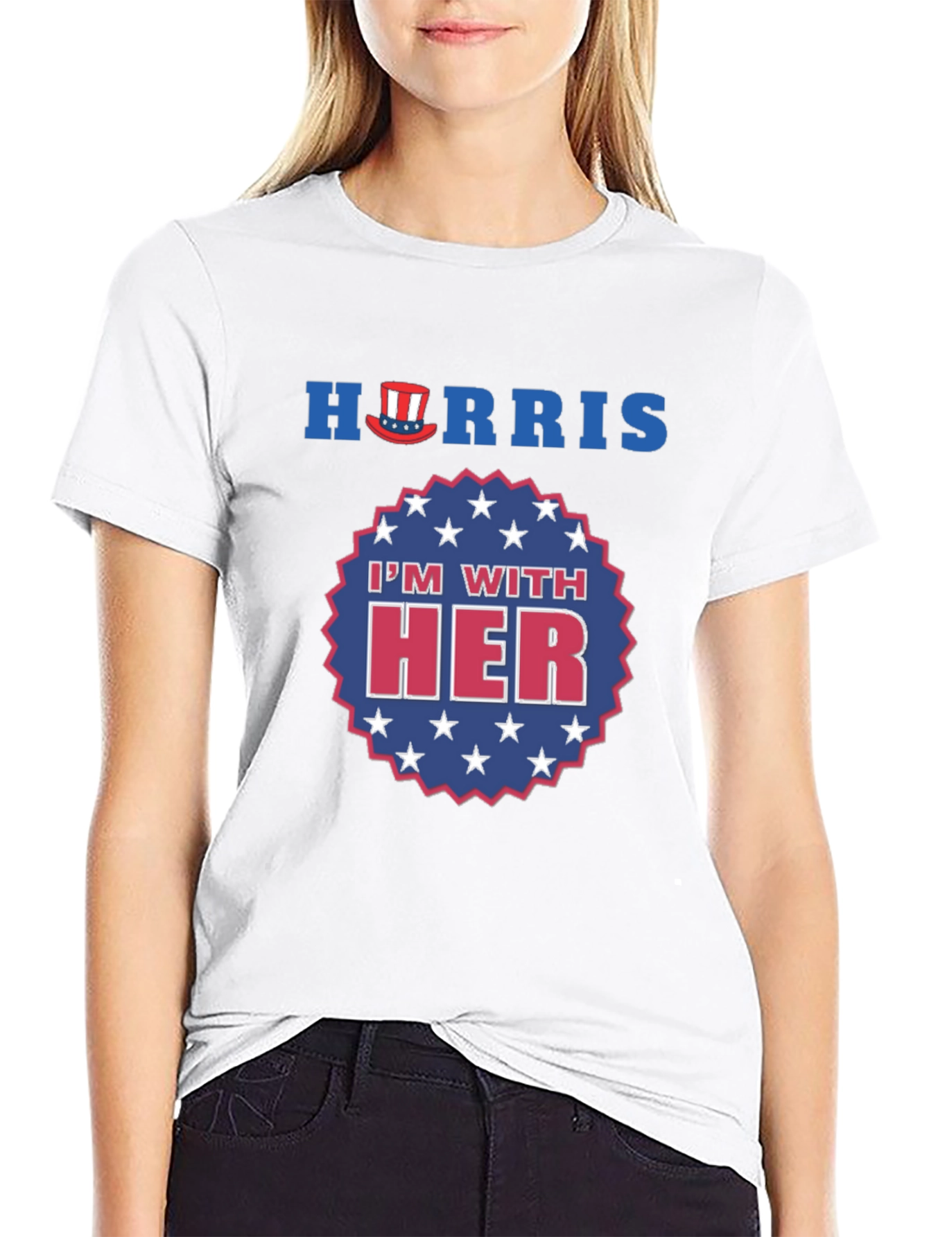 Harris Im With Her Patriotic Graphic T-Shirt