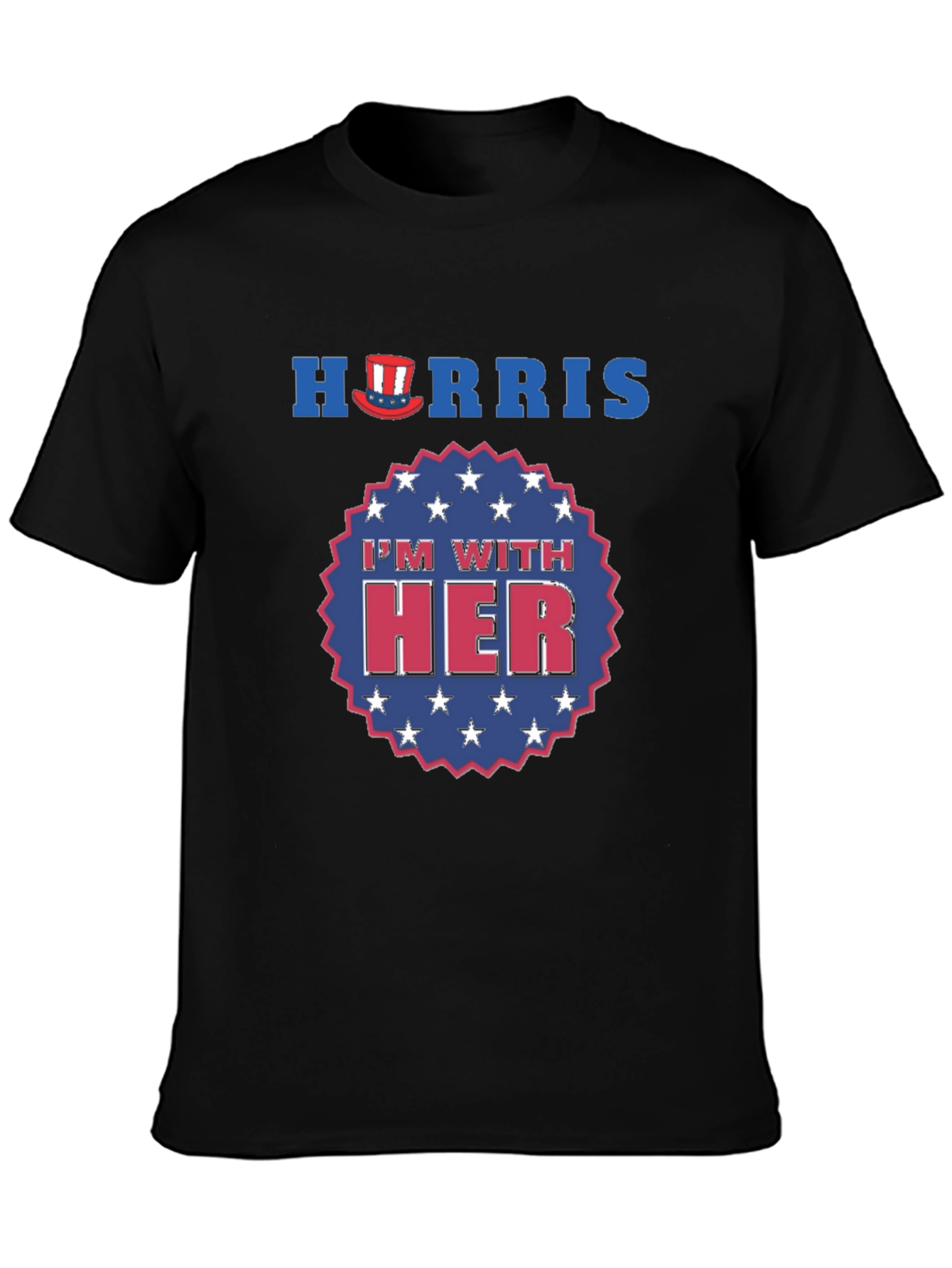 Harris Im With Her Patriotic Graphic T-Shirt