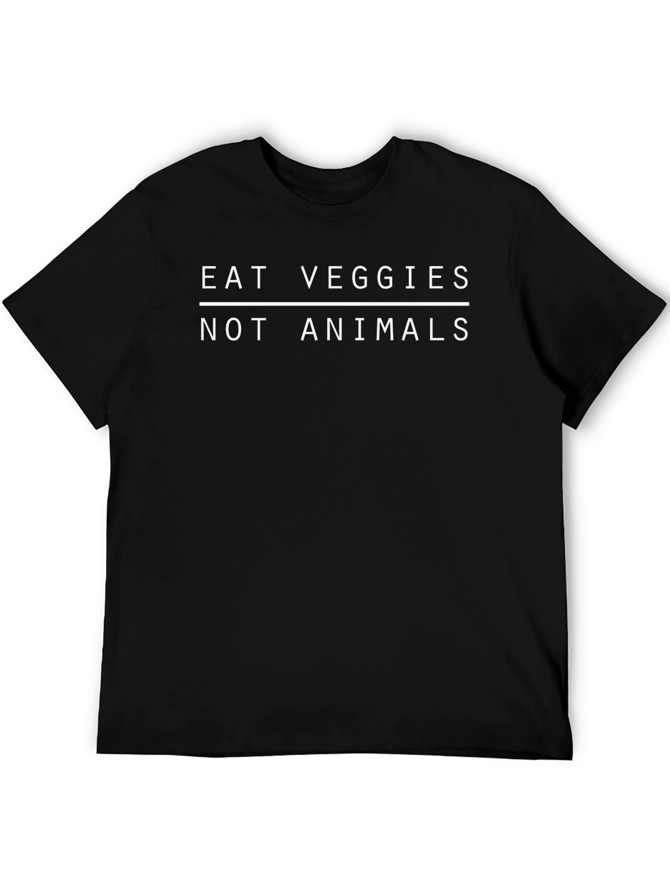 Eat Veggies Not Animals Graphic Tee - Vegan Shirt