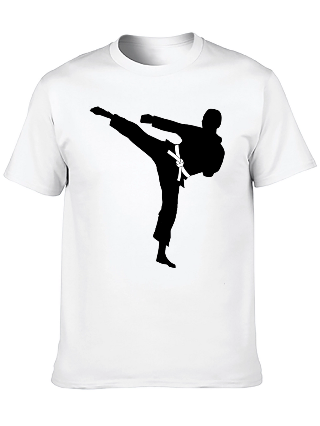 Karate Kick Black T-Shirt