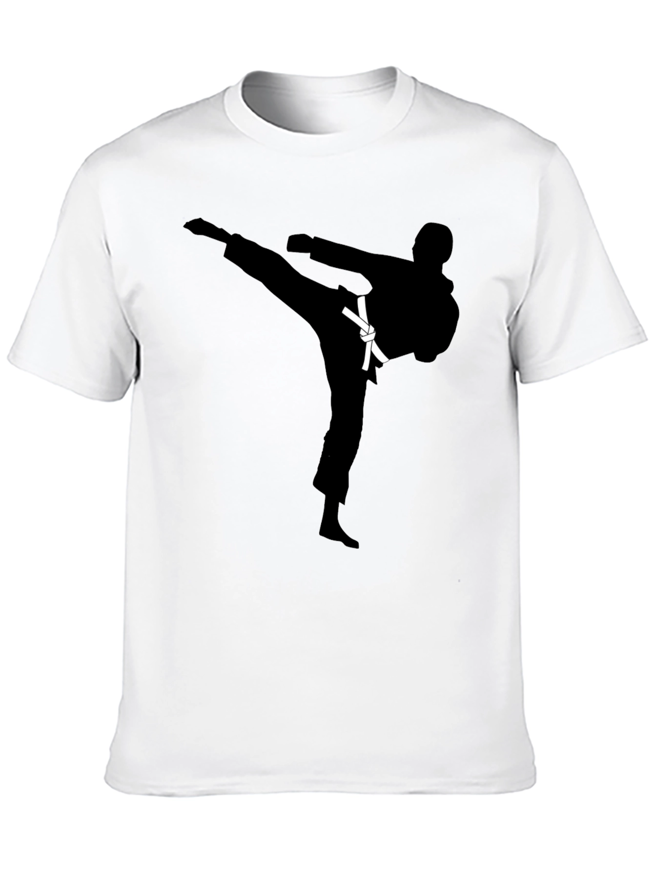 Karate Kick Black T-Shirt