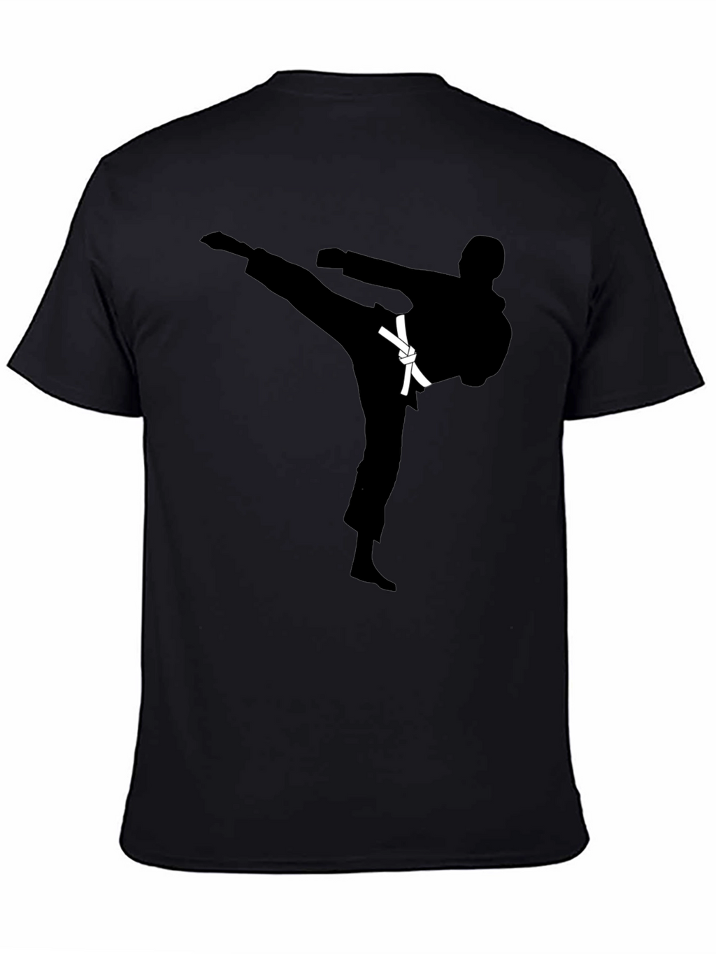 Karate Kick Black T-Shirt