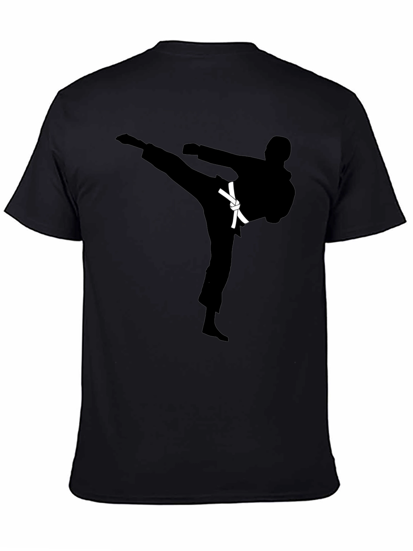 Karate Kick Black T-Shirt