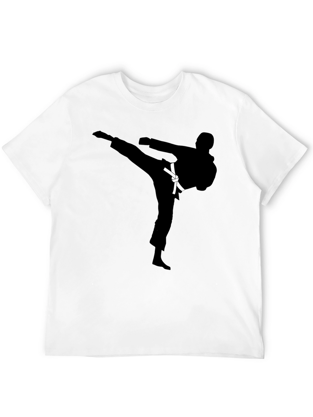 Karate Kick Black T-Shirt
