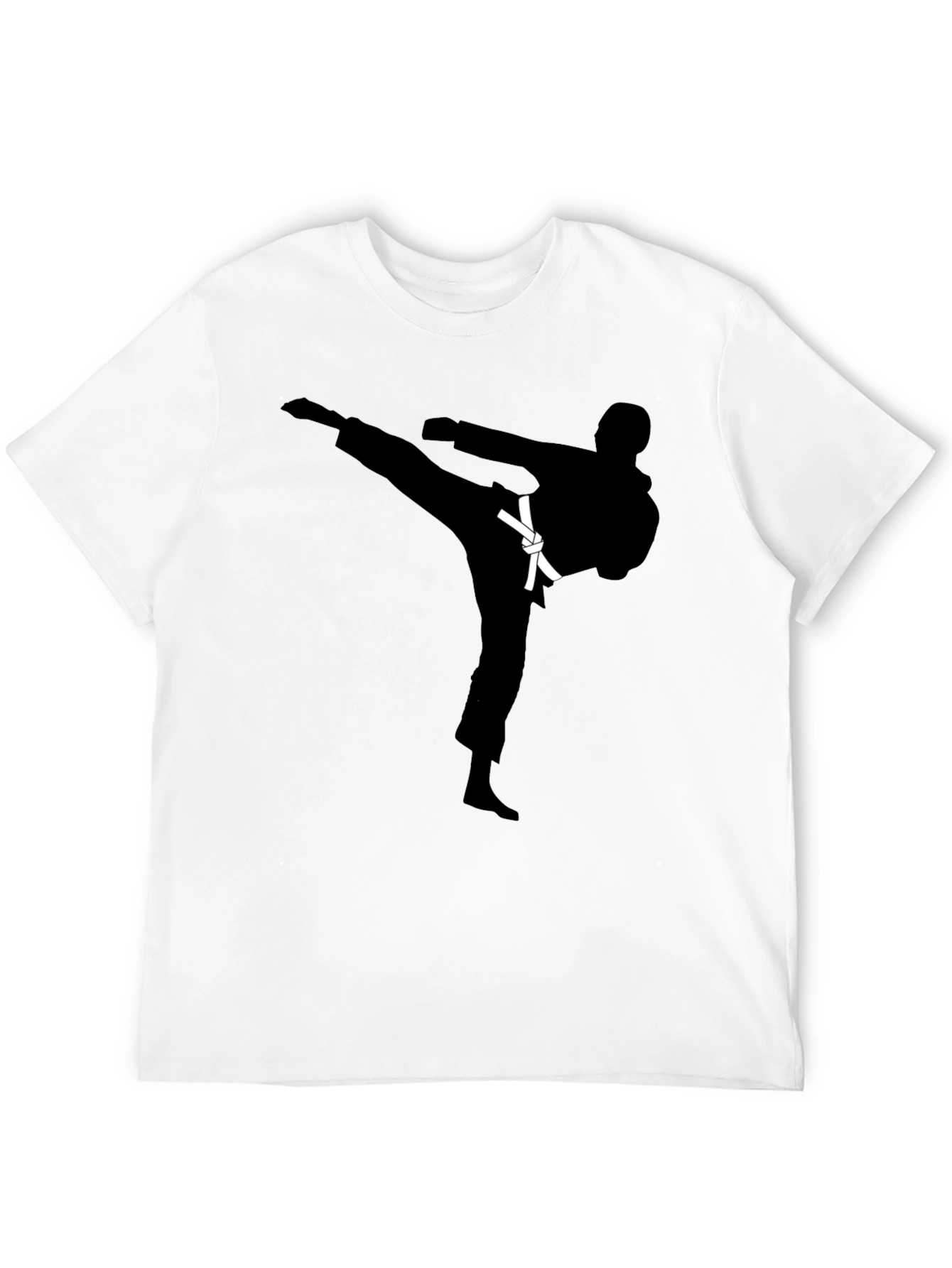 Karate Kick Black T-Shirt