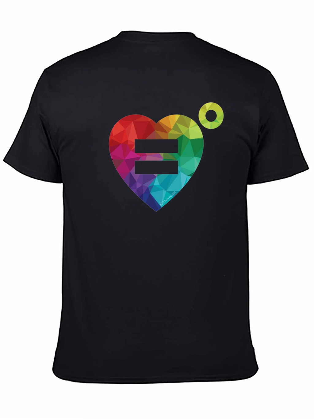 Equality Rainbow Heart Graphic Tee