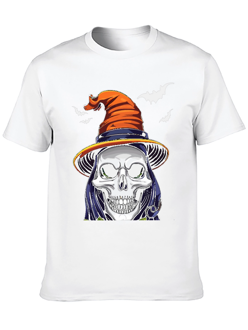 Skull Witch Halloween T-Shirt
