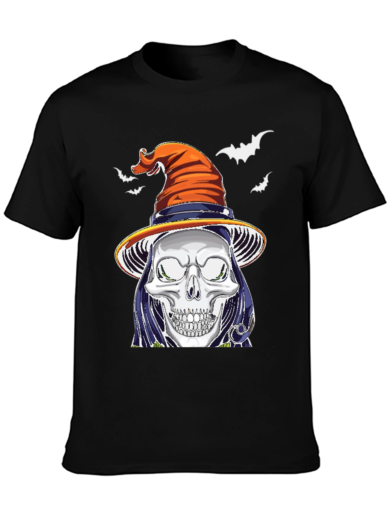 Skull Witch Halloween T-Shirt