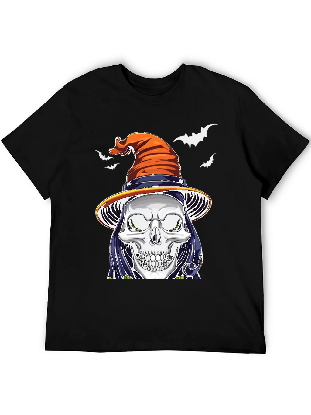 Skull Witch Halloween T-Shirt