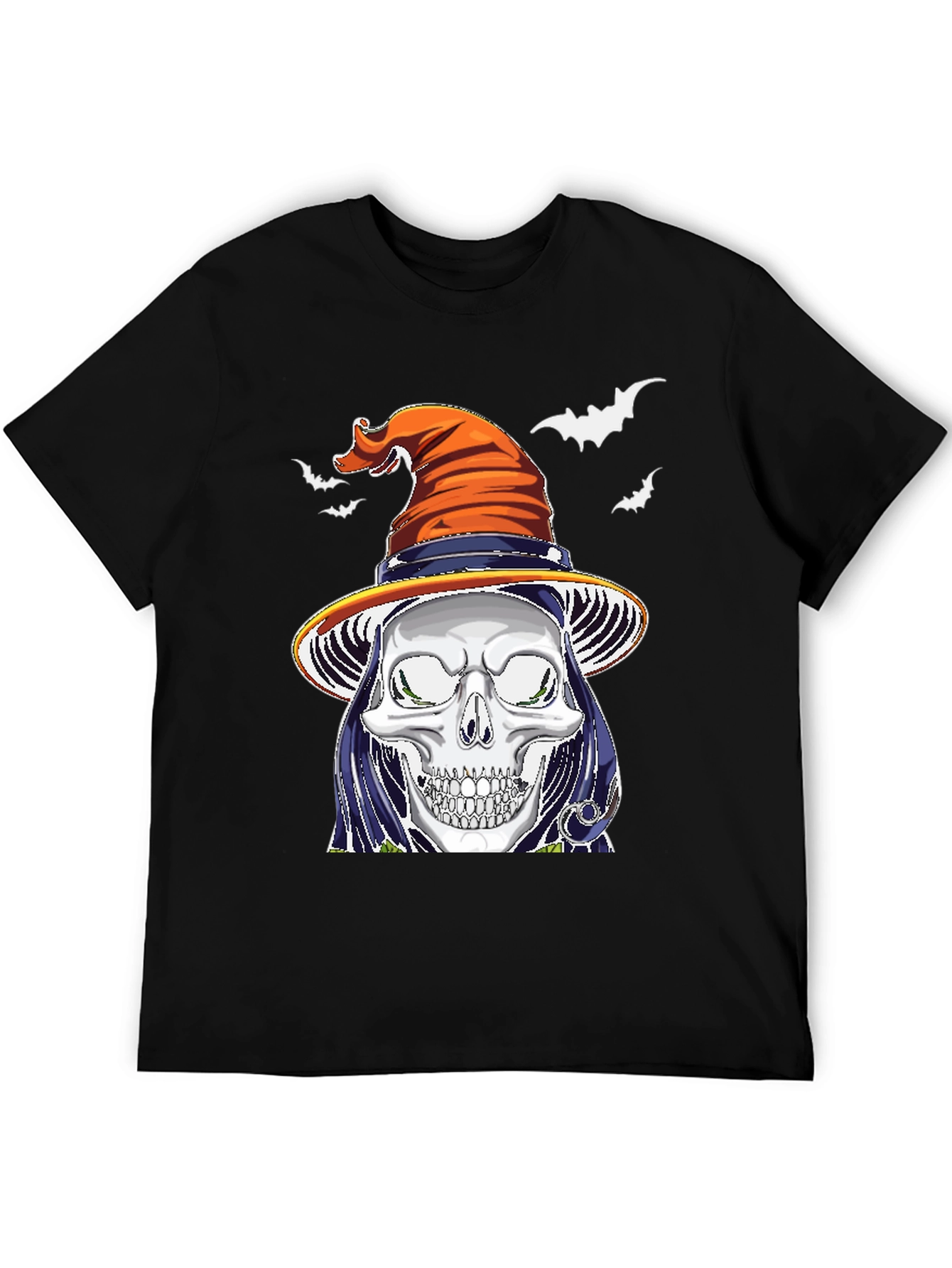 Skull Witch Halloween T-Shirt