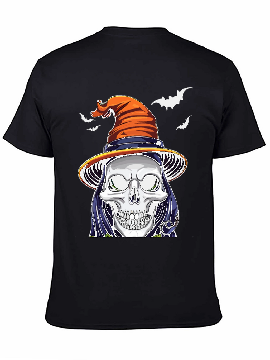 Skull Witch Halloween T-Shirt