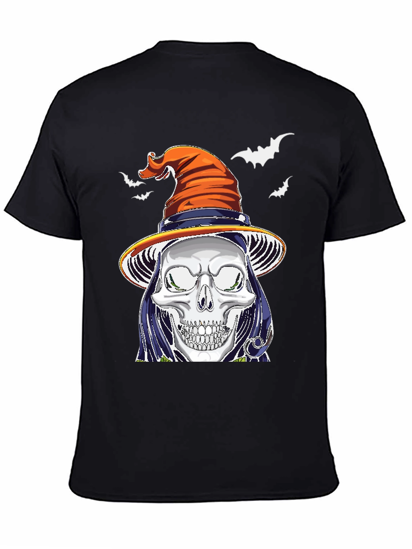 Skull Witch Halloween T-Shirt