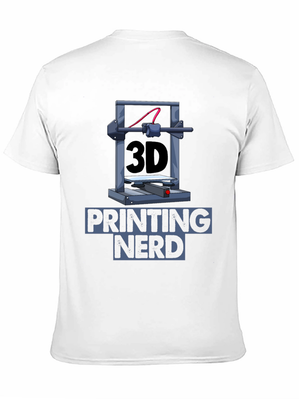 3D Printing Nerd Graphic T-Shirt - Black