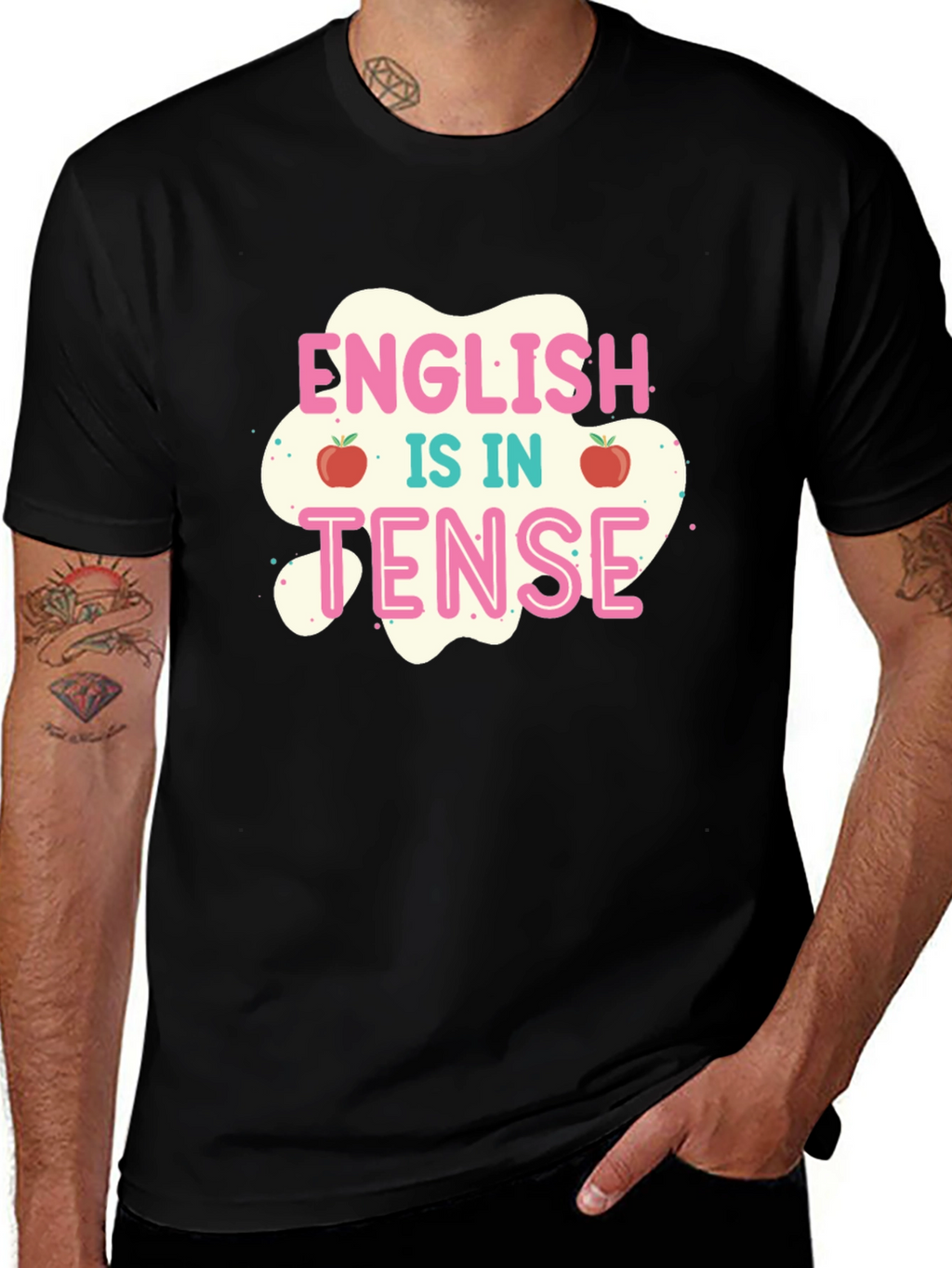 English is in Tense T-Shirt