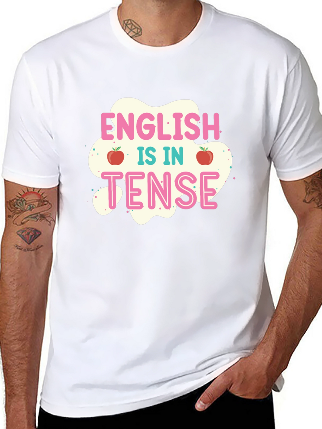 English is in Tense T-Shirt