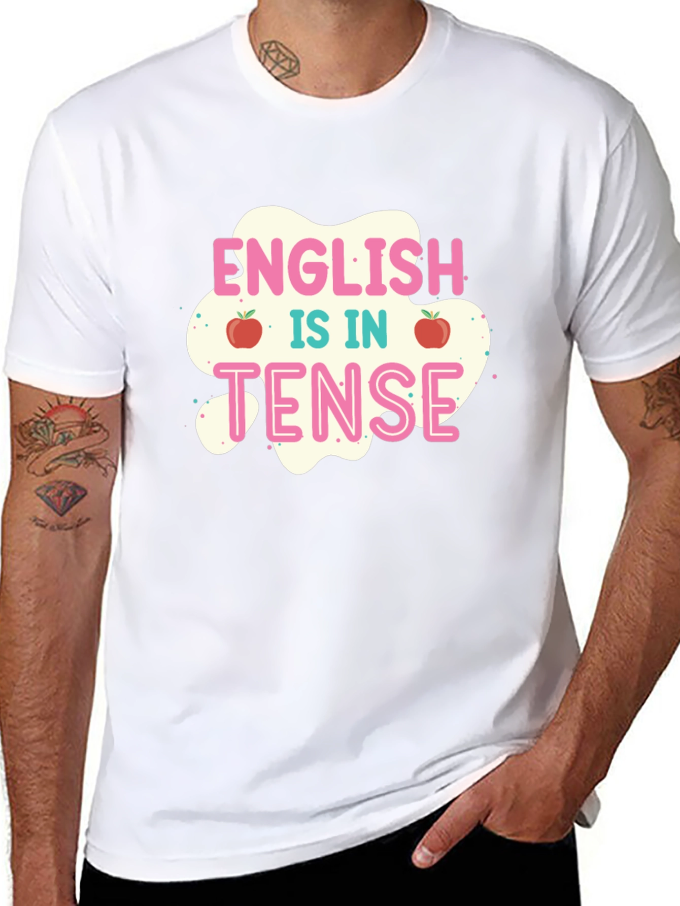 English is in Tense T-Shirt