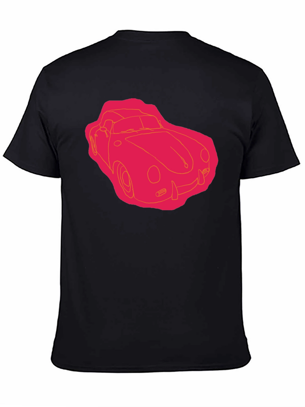 Retro Car Graphic Tee - Black