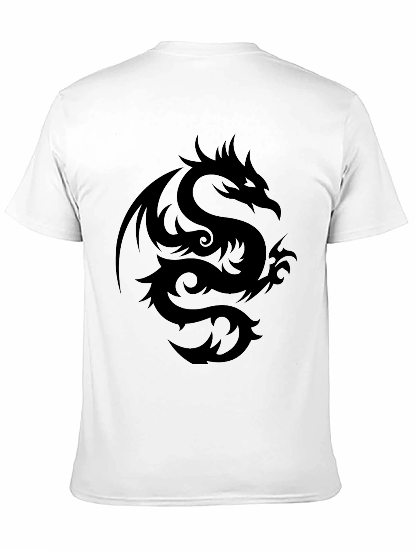 Black Dragon Graphic Tee - Mens Short Sleeve Shirt