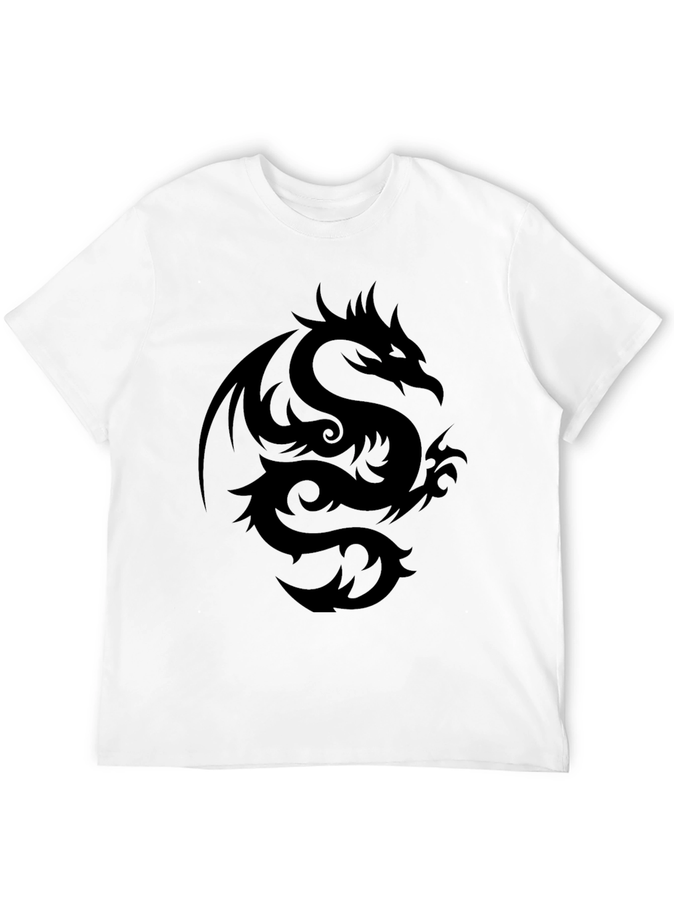 Black Dragon Graphic Tee - Mens Short Sleeve Shirt