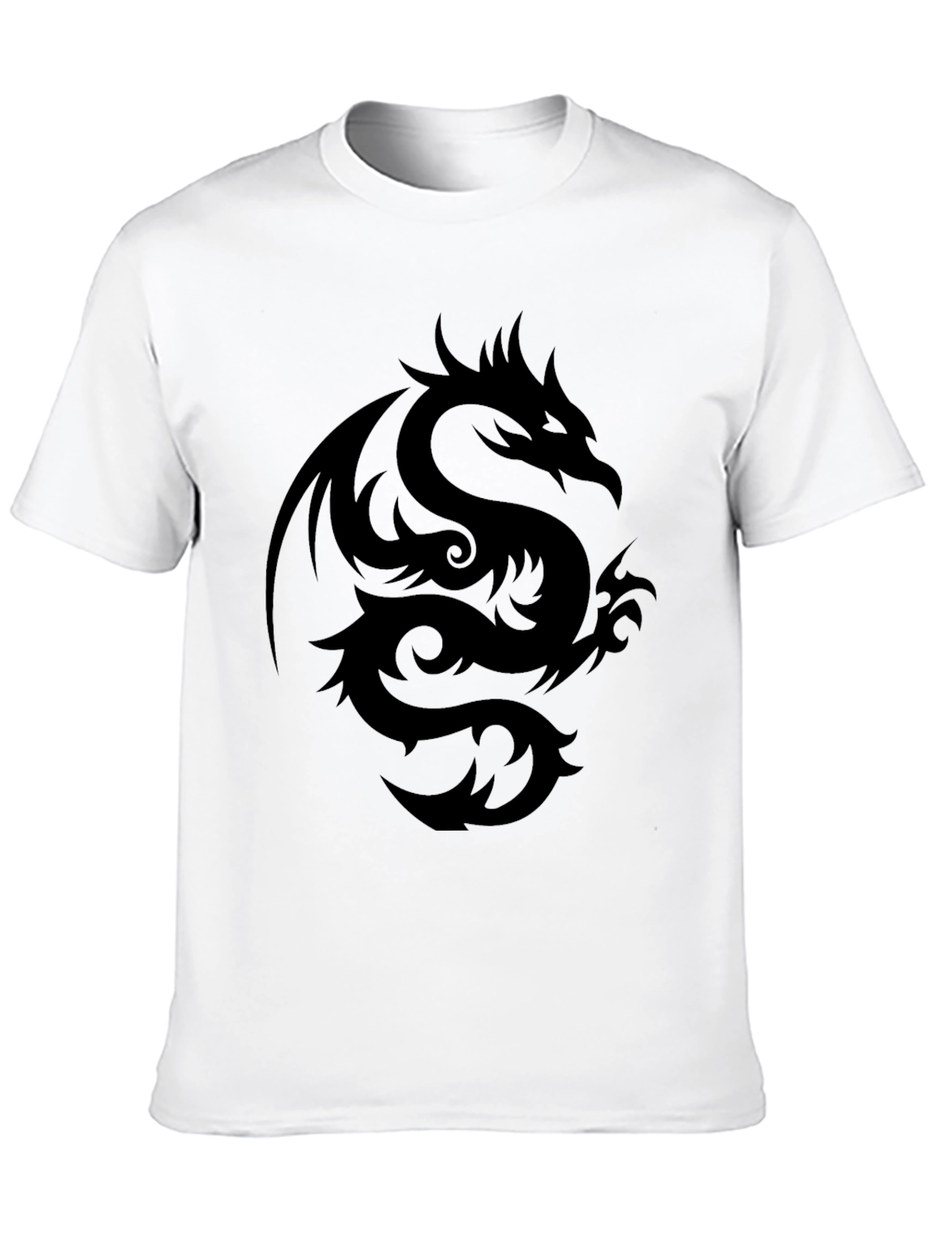 Black Dragon Graphic Tee - Mens Short Sleeve Shirt
