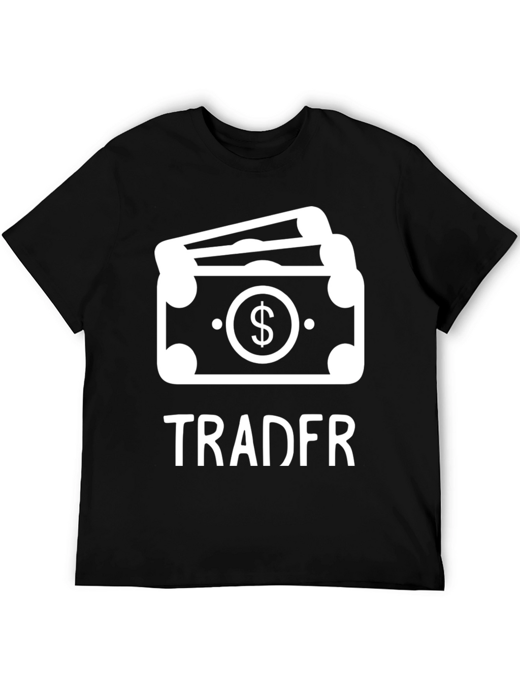 TRADFR Graphic T-Shirt - Black Cotton Blend