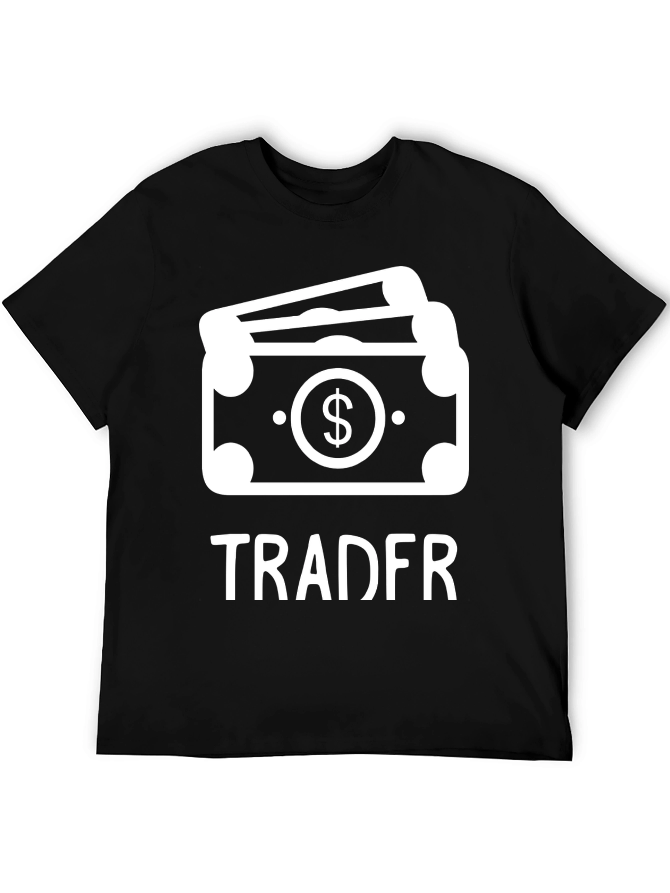 TRADFR Graphic T-Shirt - Black Cotton Blend
