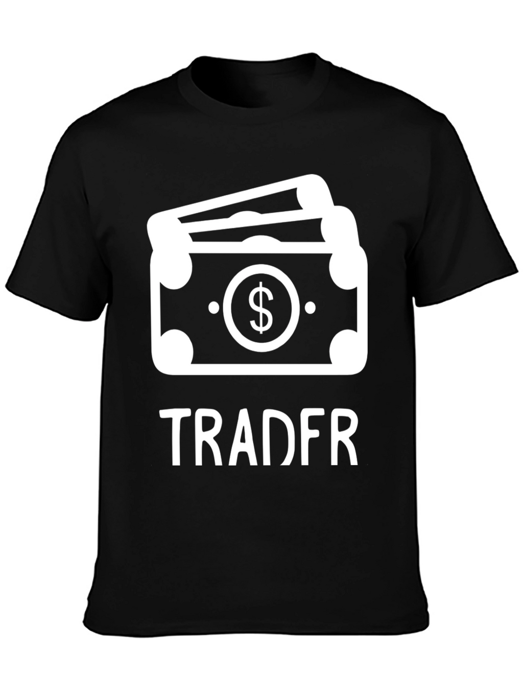 TRADFR Graphic T-Shirt - Black Cotton Blend