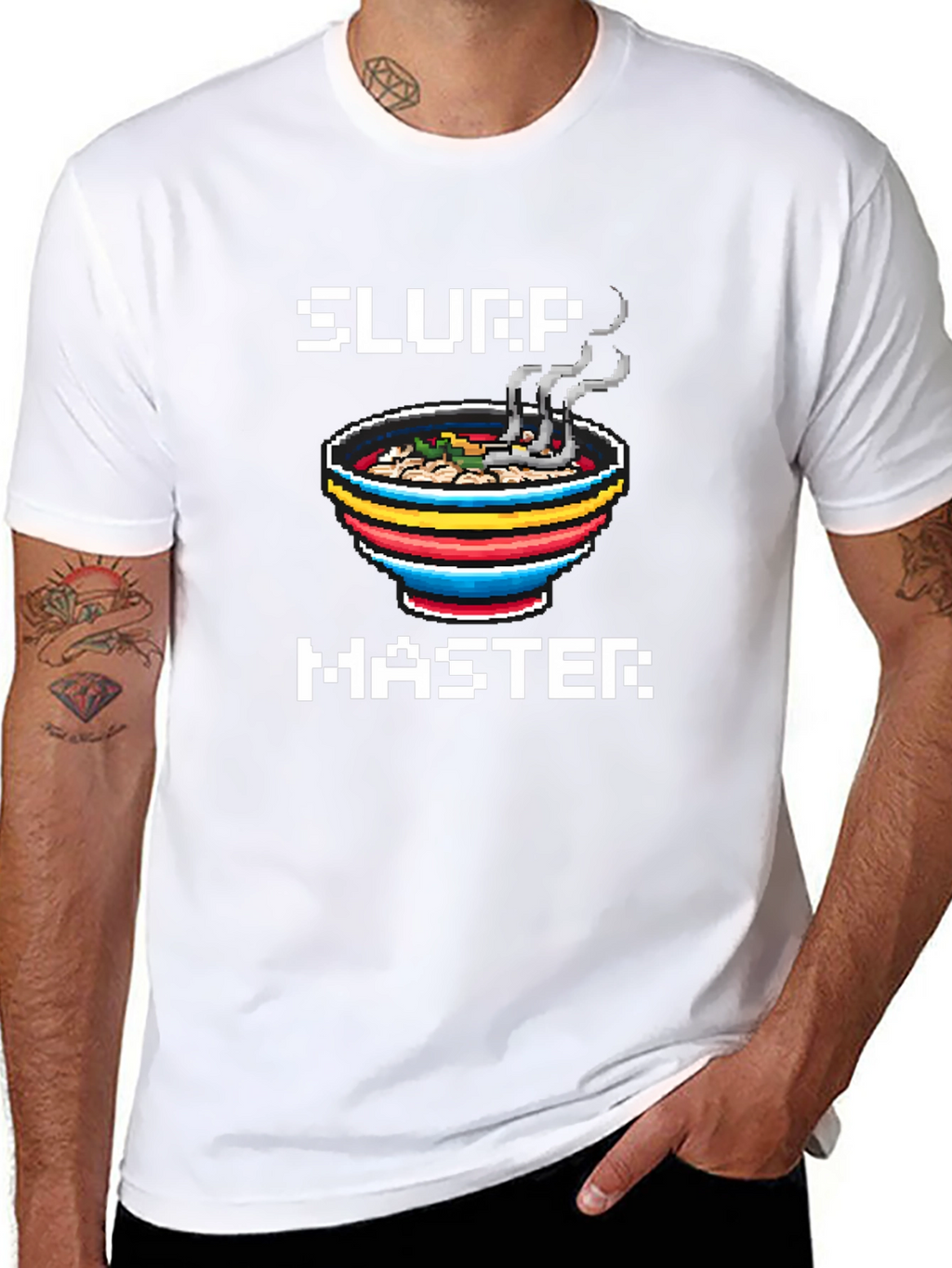 Slurp Master Pixel Art Graphic Tee