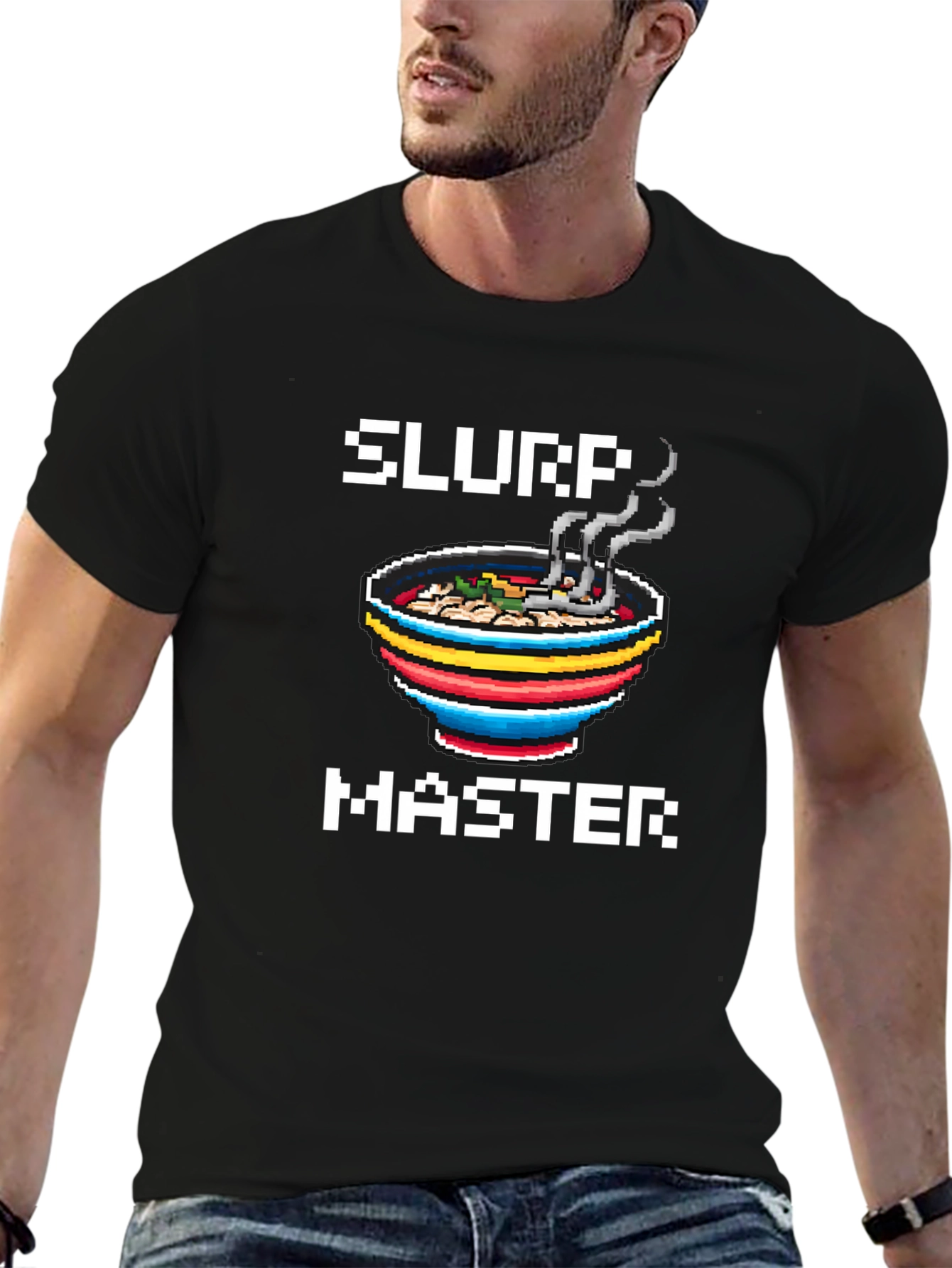 Slurp Master Pixel Art Graphic Tee