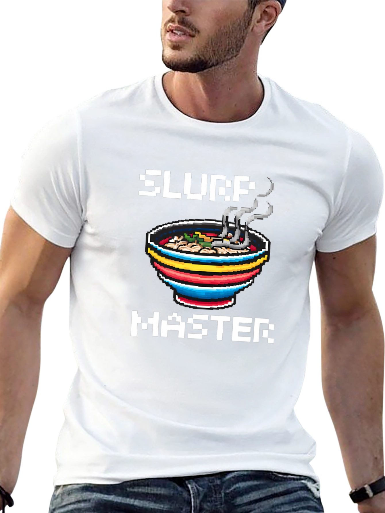 Slurp Master Pixel Art Graphic Tee