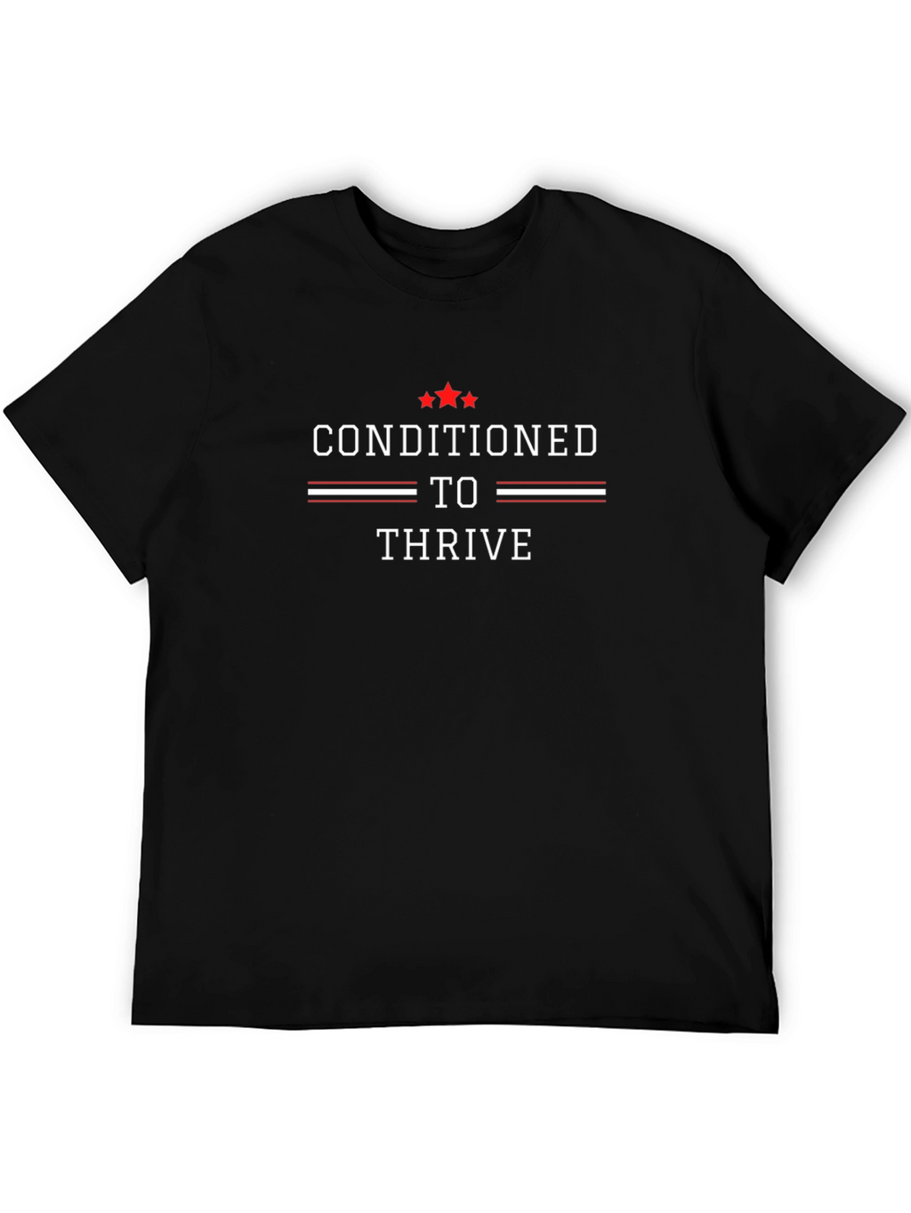 Conditioned to Thrive Graphic Tee - Black