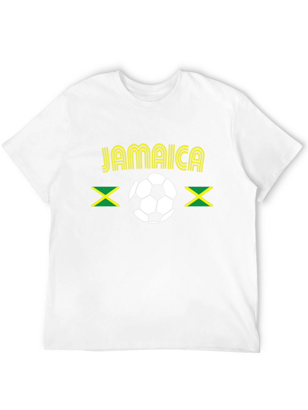 Jamaica Soccer T-Shirt - Black Graphic Tee