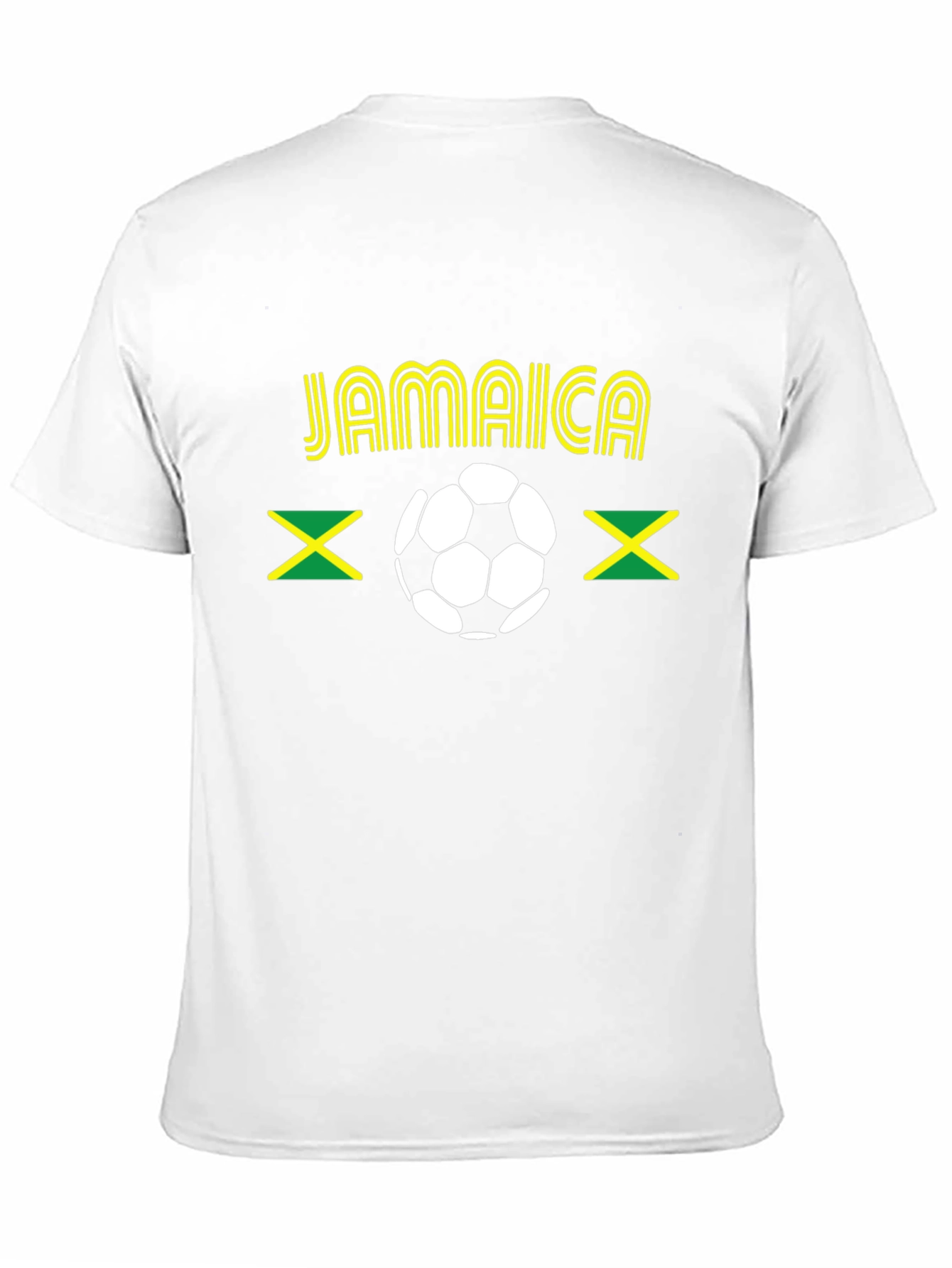 Jamaica Soccer T-Shirt - Black Graphic Tee