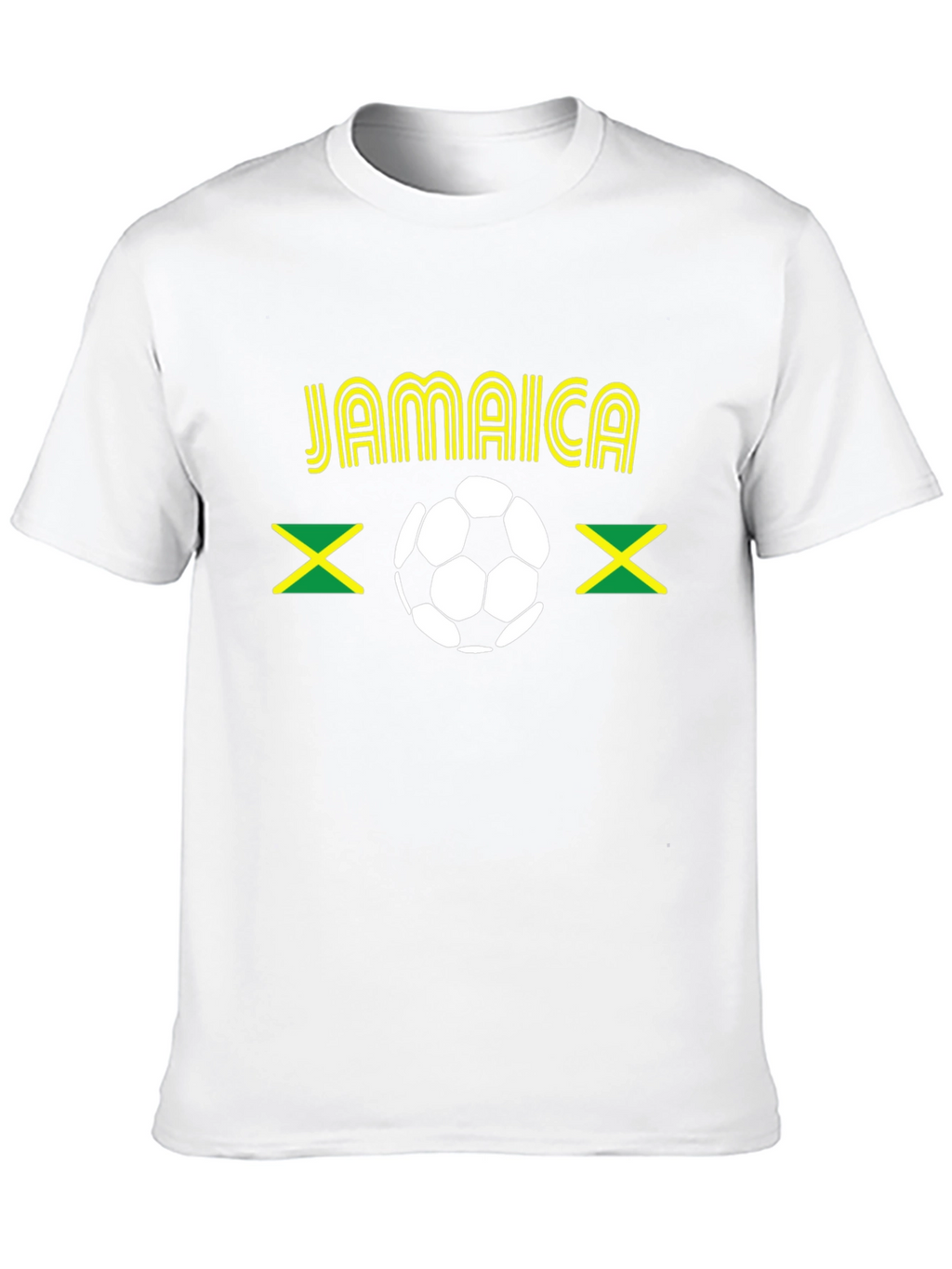 Jamaica Soccer T-Shirt - Black Graphic Tee