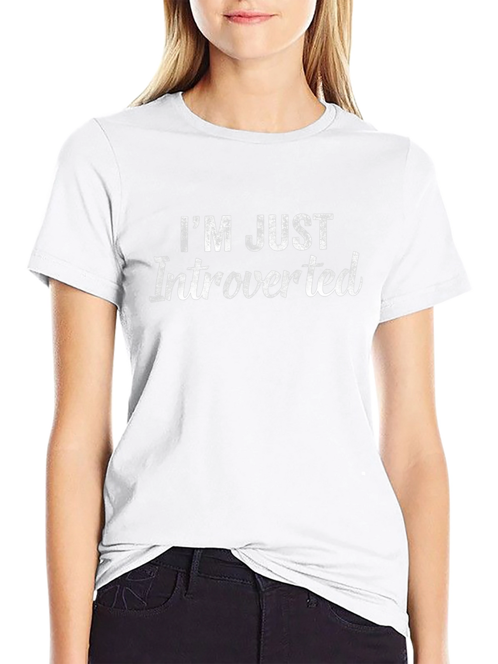 Introverted Graphic T-Shirt - Black Cotton Tee