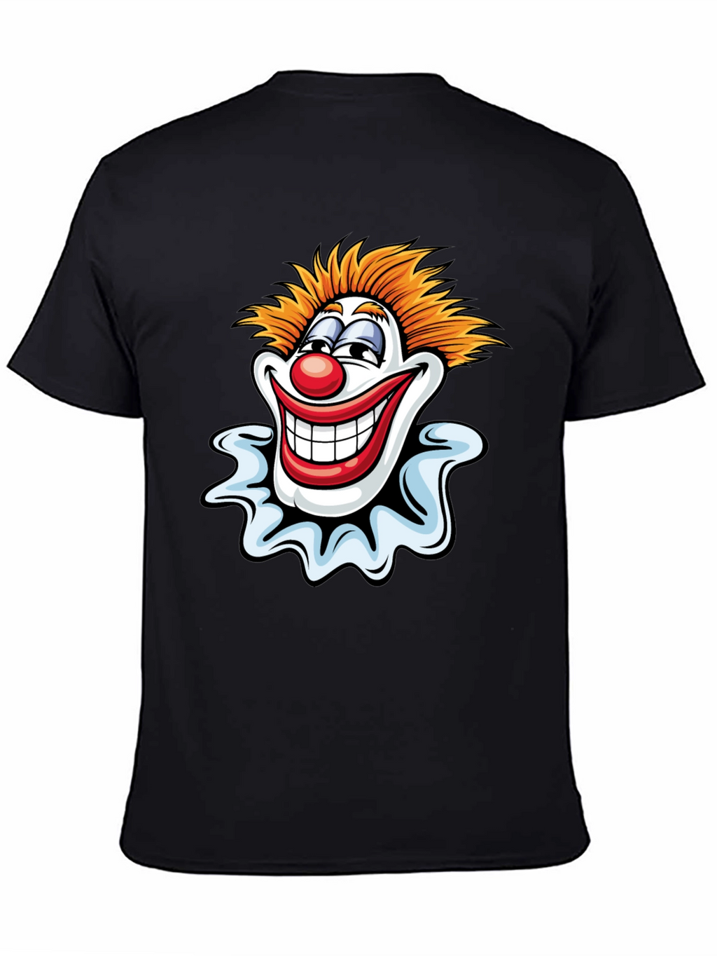Clown Graphic Tee - Mens Black T-Shirt