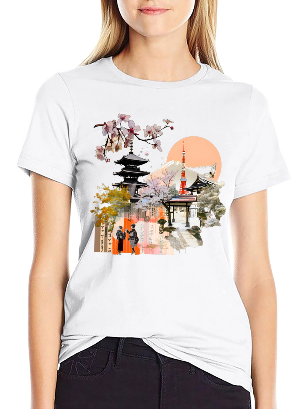 Japanese Inspired Graphic Print Tee