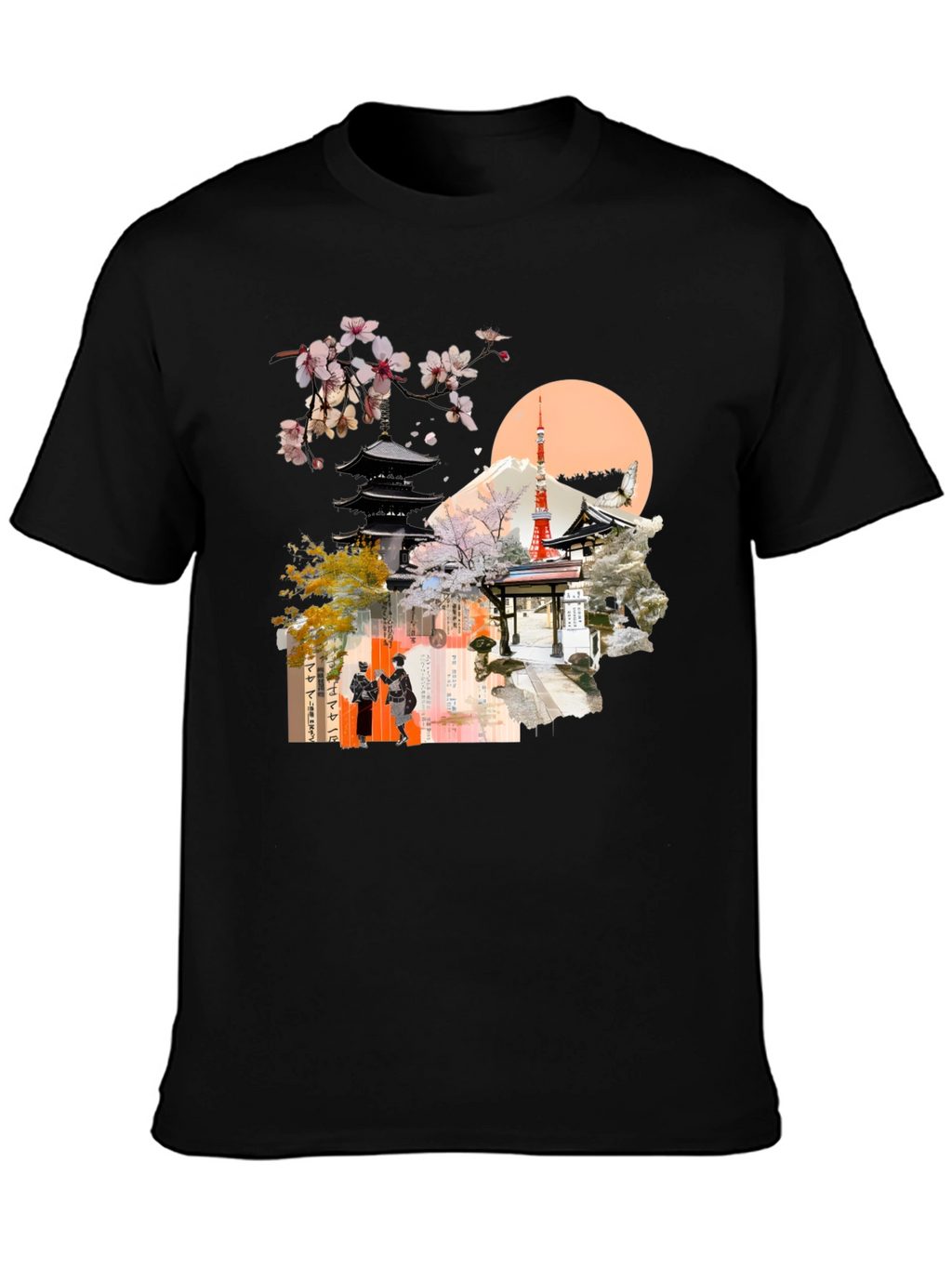 Japanese Inspired Graphic Print Tee