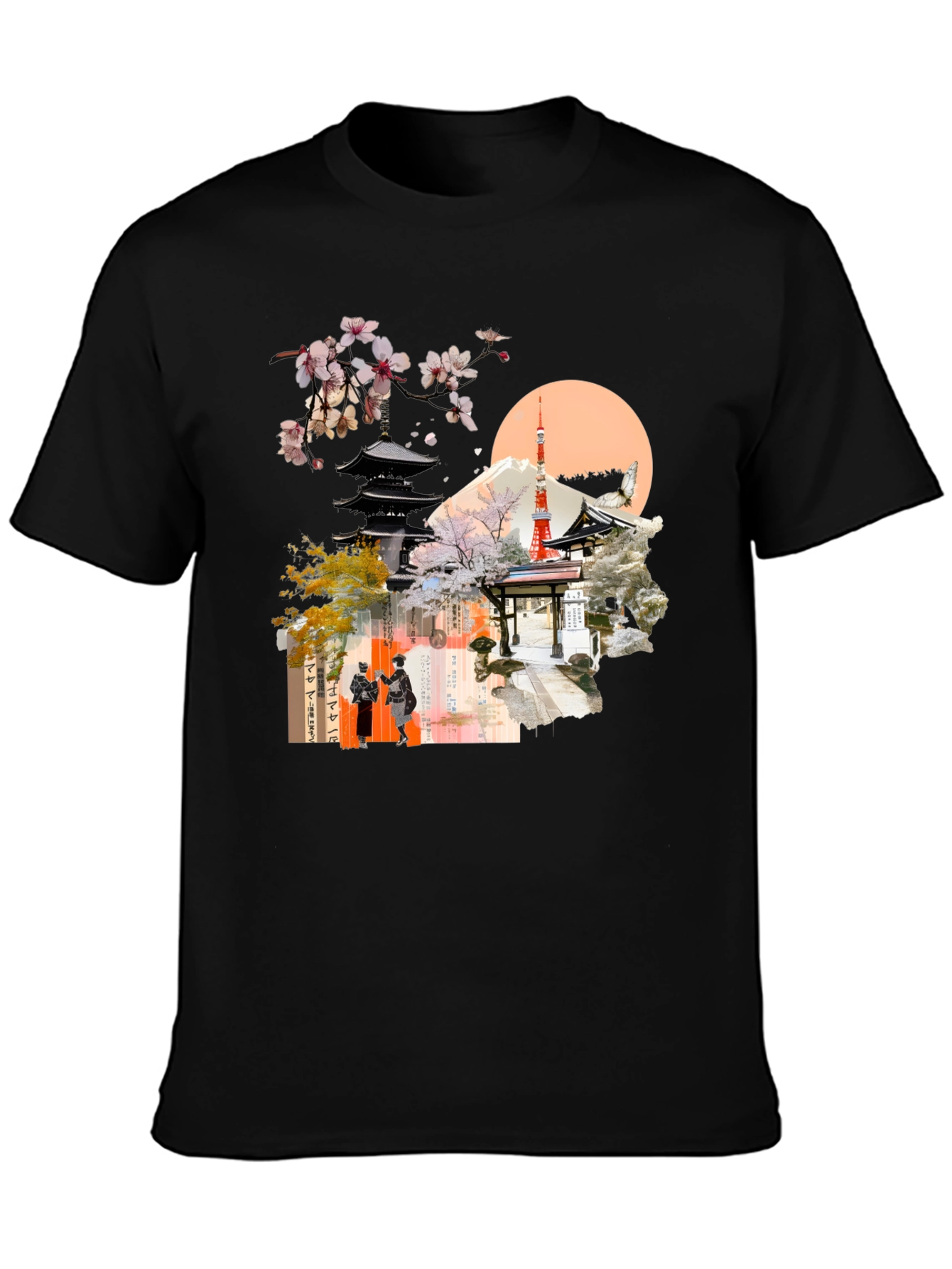 Japanese Inspired Graphic Print Tee