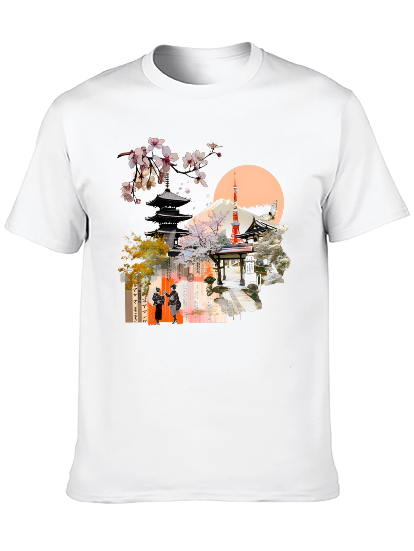 Japanese Inspired Graphic Print Tee