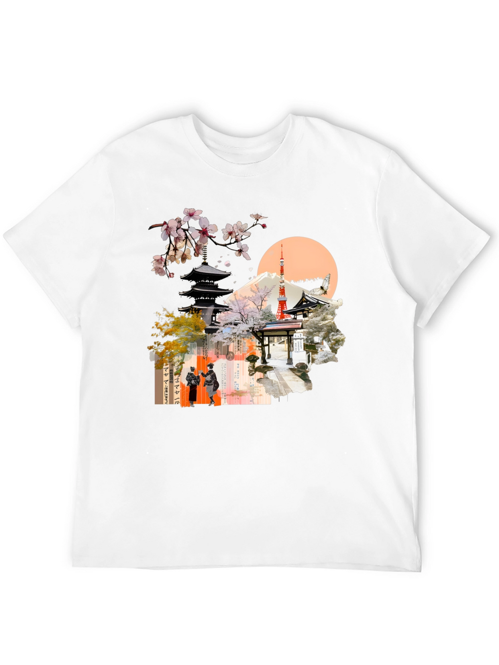 Japanese Inspired Graphic Print Tee
