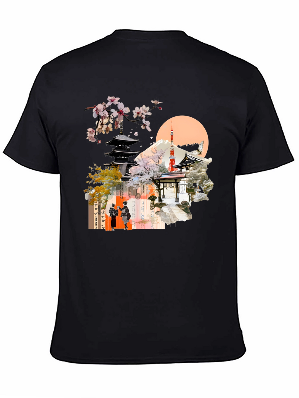 Japanese Inspired Graphic Print Tee