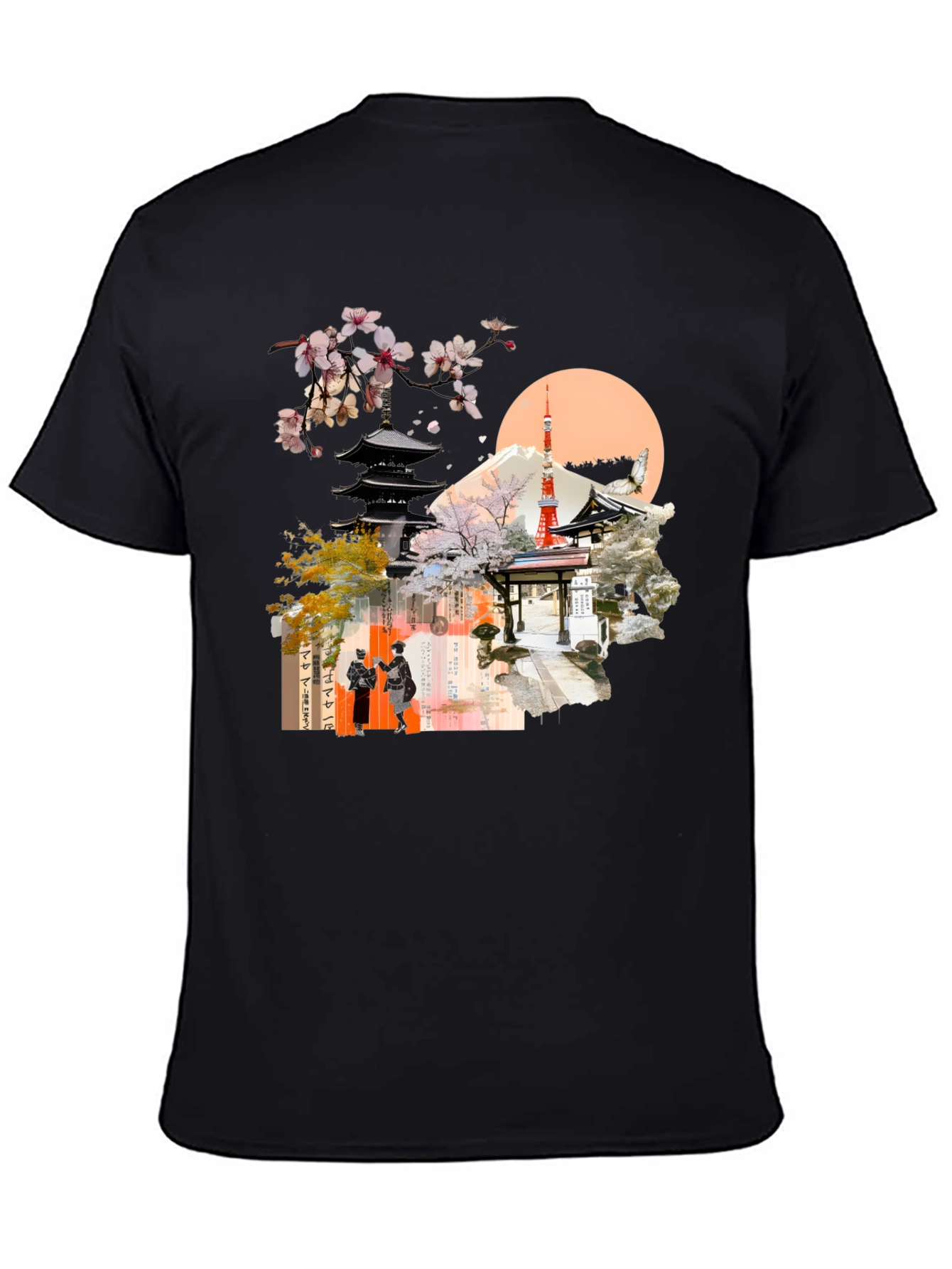 Japanese Inspired Graphic Print Tee