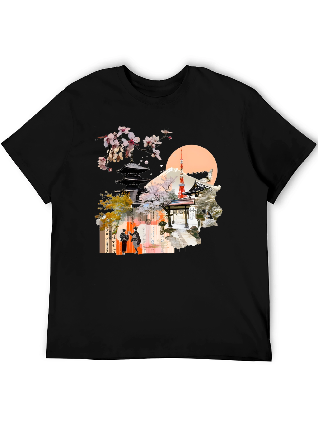 Japanese Inspired Graphic Print Tee