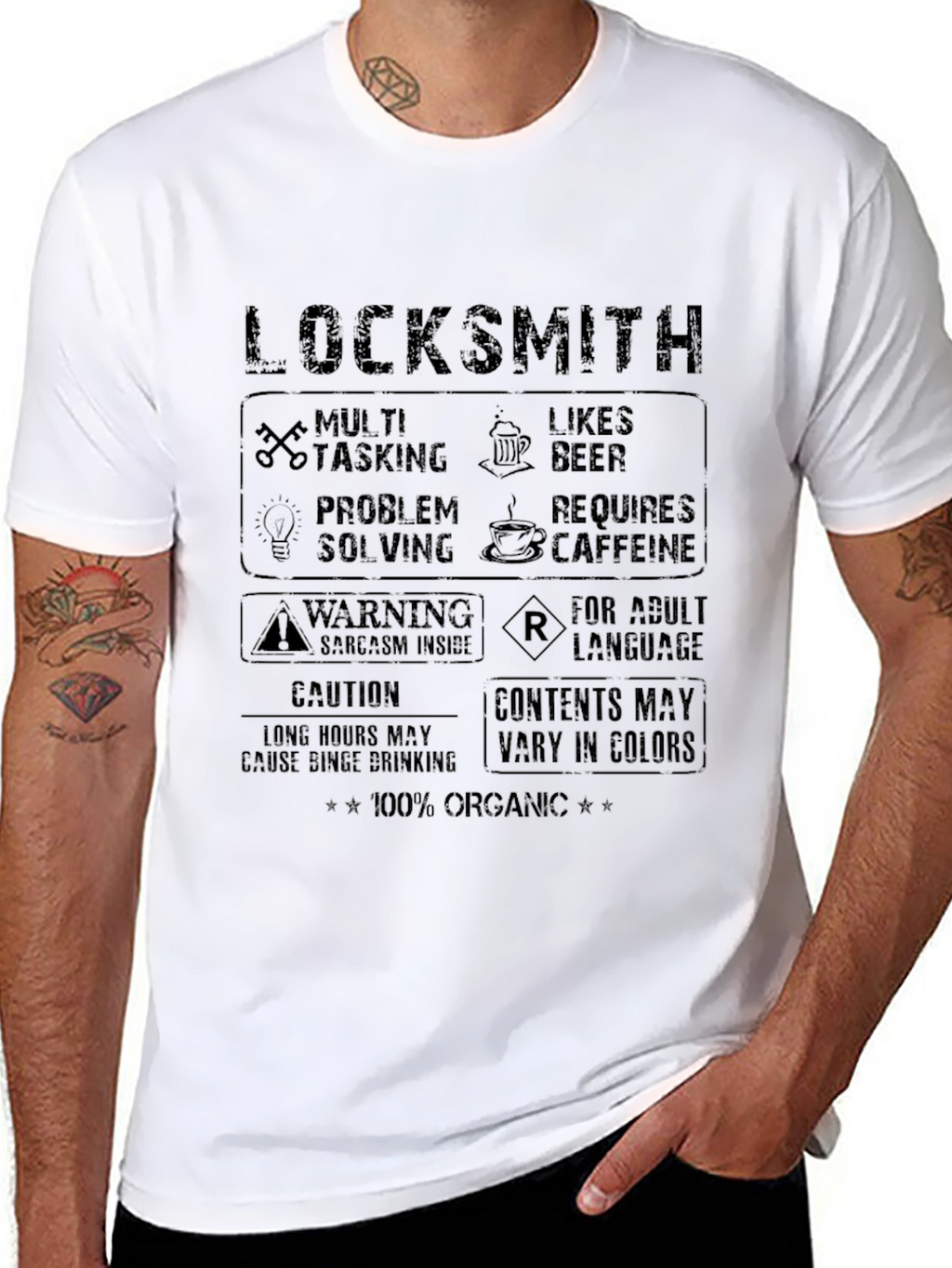 Locksmith Humor Graphic T-Shirt