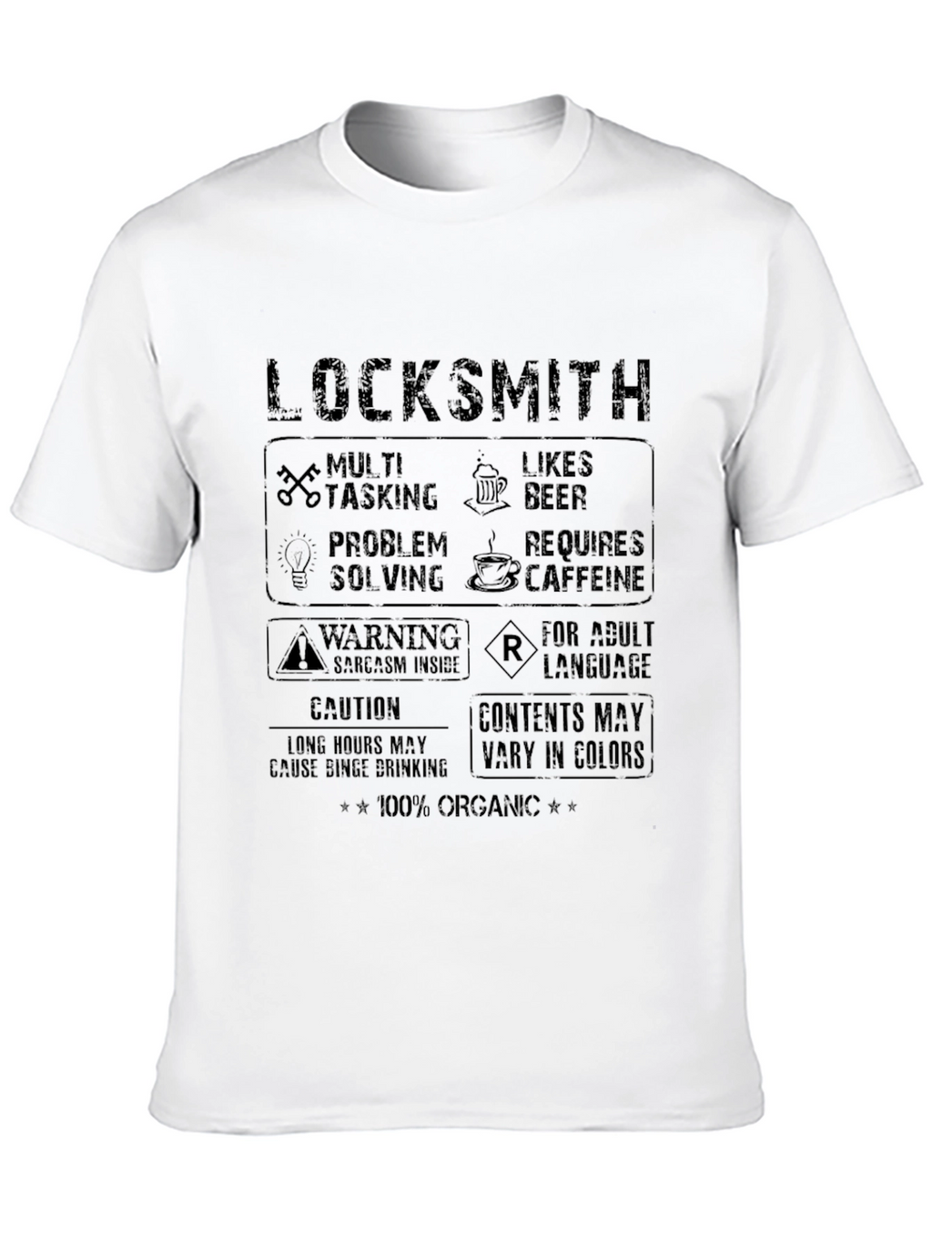 Locksmith Humor Graphic T-Shirt
