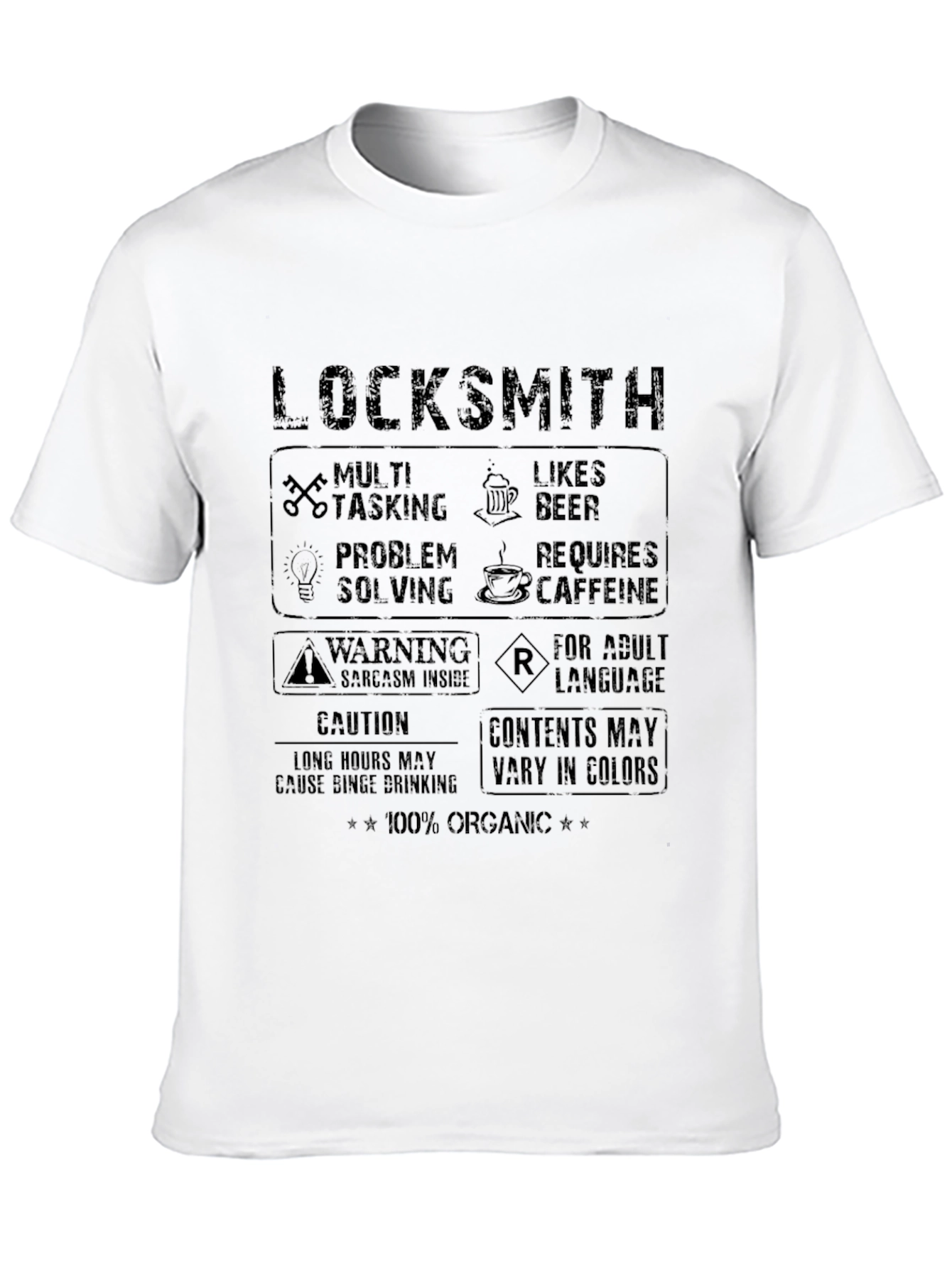 Locksmith Humor Graphic T-Shirt