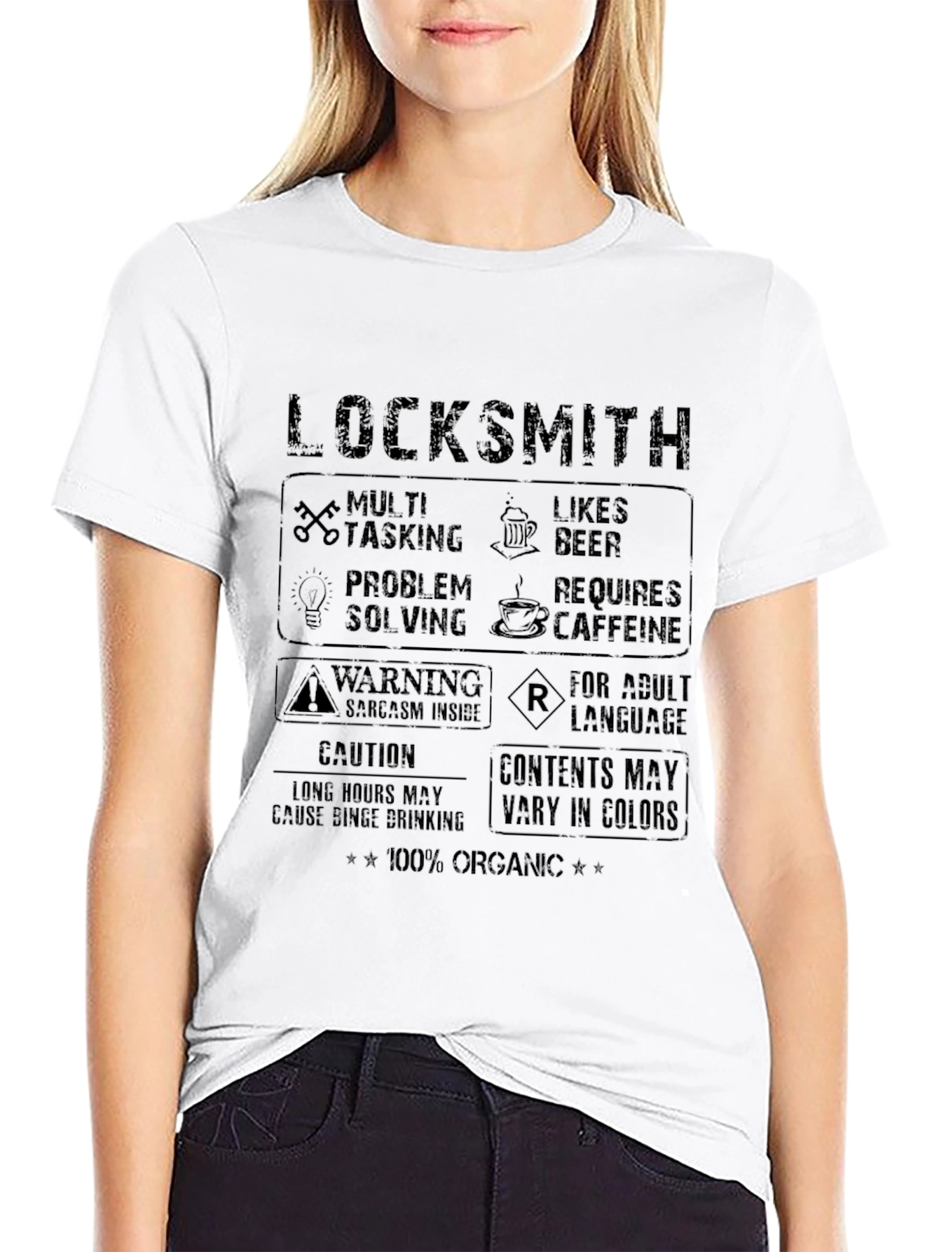 Locksmith Humor Graphic T-Shirt